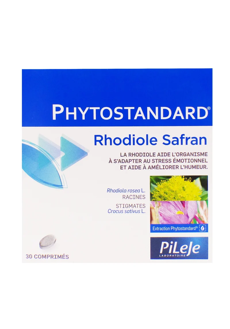 rhodiole safran 30 comprimés pileje