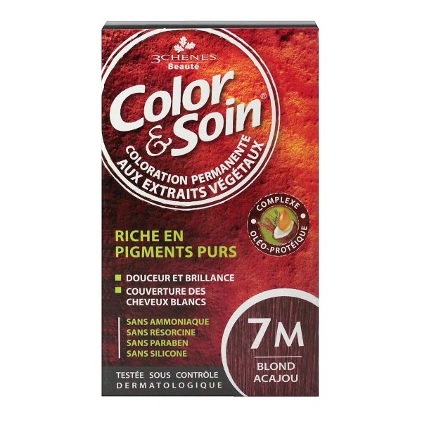 Les 3 Chênes Color et Soin Coloration Permanente 7M Blond Acajou