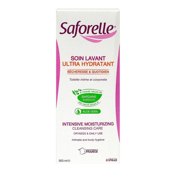 Saforelle soin lavant ultra hydratant 500 ml