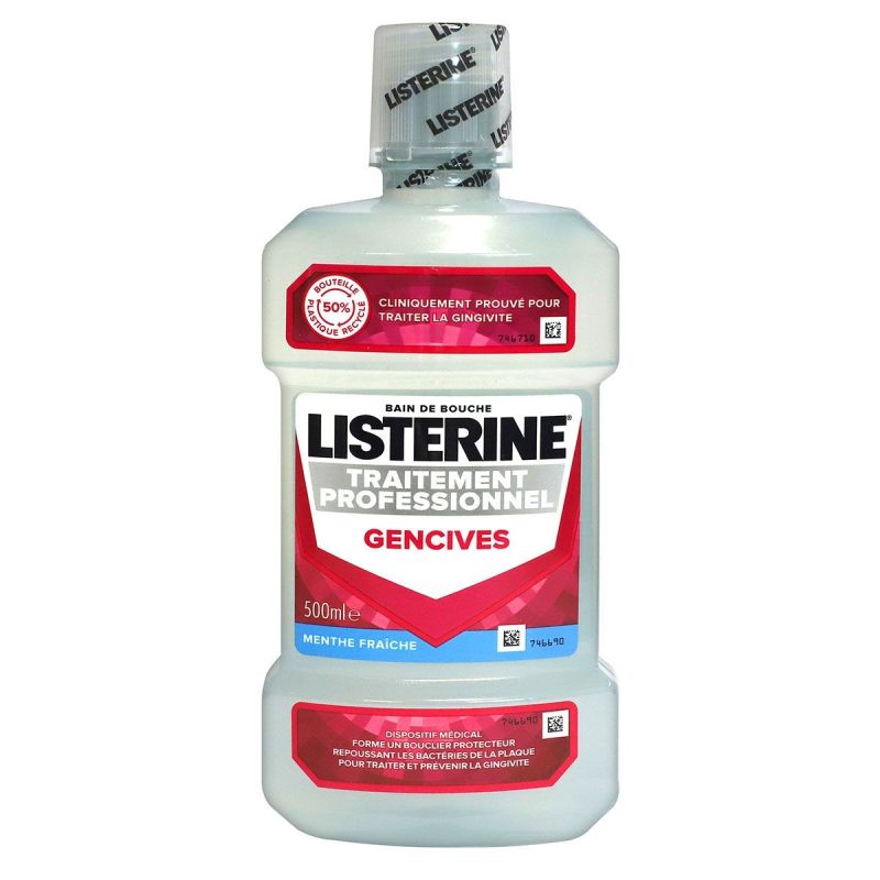 Listerine traitement professionnel gencives bain de bouche 500 ml