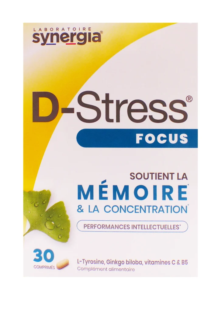 d stress 30 comprimes memoire et concentration