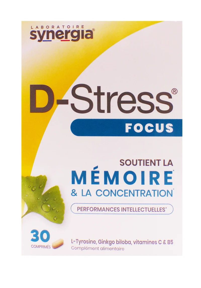d stress 30 comprimés mémoire et concentration