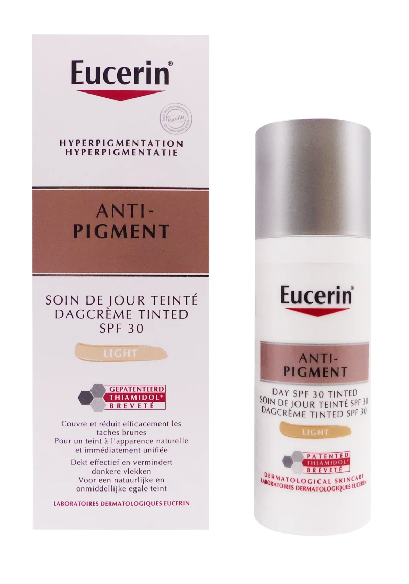 eucerin anti-pigment soin de jour teinté spf30 light
