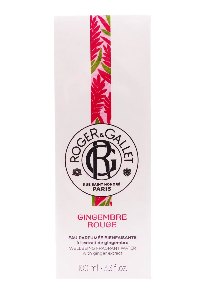 gingembre rouge roger et gallet 100 ml eau parfumée