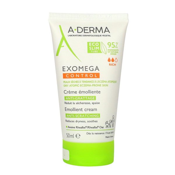 A-DERMA EXOMEGA CONTROL CREME EMOLLIENTE 50ML