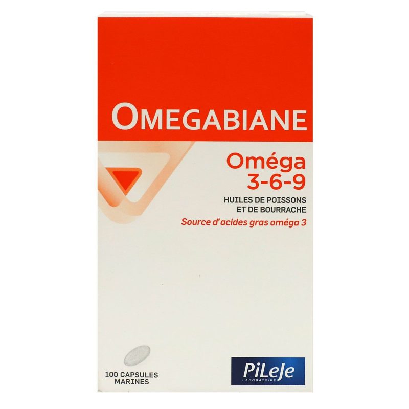 Pileje Omegabiane Omega 3-6-9 boite de 100 capsules