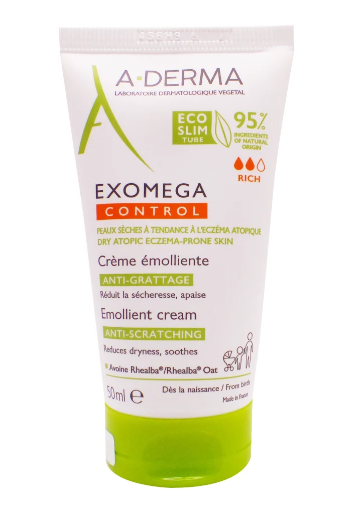 A-DERMA EXOMEGA CONTROL CREME EMOLLIENTE 200ML 2 aderma exomega control 50 ml