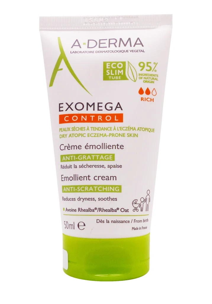 A-DERMA EXOMEGA CONTROL CREME EMOLLIENTE 50ML 2 aderma exomega control 50 ml creme emolliente