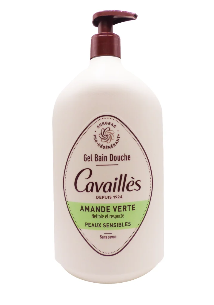Rogé Cavaillès Gel bain douche Amande verte 1L 2 cavailles amande verte 1L