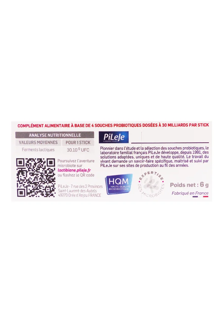 dos lactibiane Pileje stick