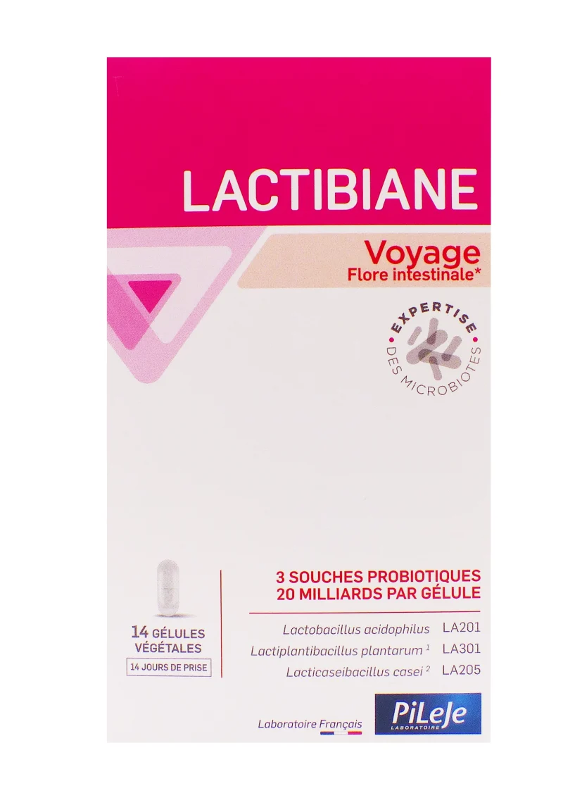 lactibiane voyage 14 gélules pileje