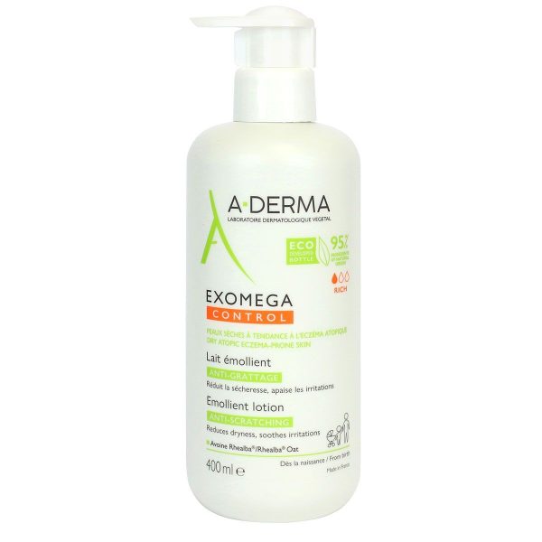 A-DERMA EXOMEGA CONTROL LAIT EMOLLIENT 400ML