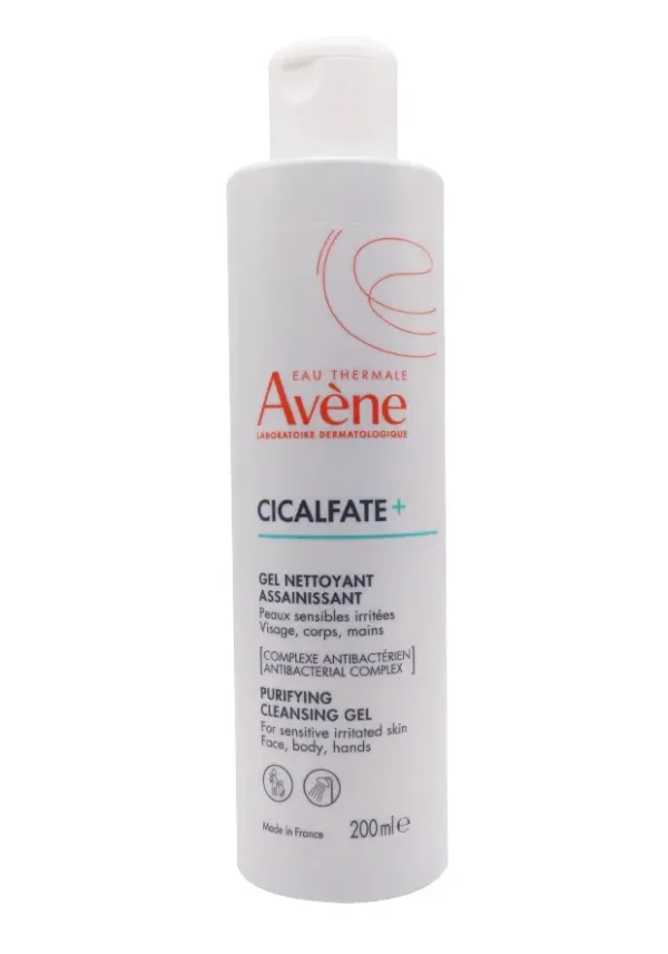 avene cicalfate + gel nettoyant assainissant 200ml