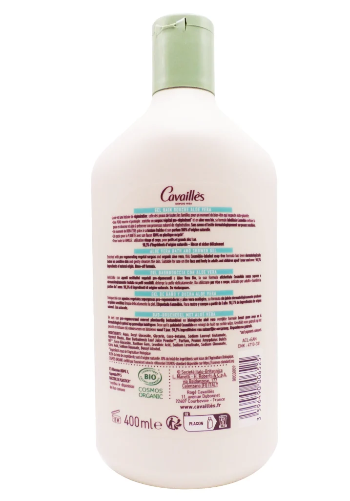 ROGE CAVAILLES GEL BAIN DOUCHE SURGRAS FLEUR DE COTON 400 ML 3 cavailles