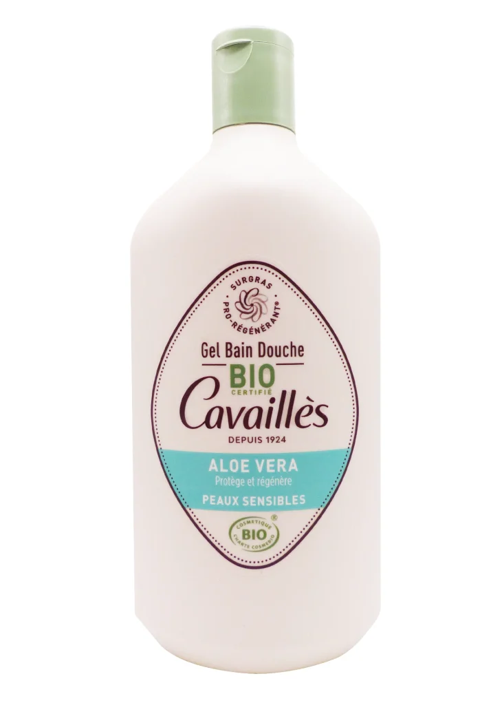 ROGE CAVAILLES GEL BAIN DOUCHE SURGRAS FLEUR DE COTON 400 ML 2 cavailles aloe vera