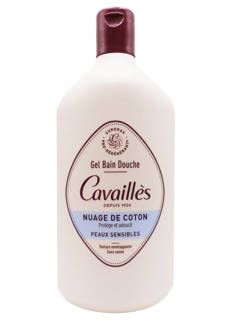 ROGER CAVAILLES GEL BAIN DOUCHE SURGRAS FLEUR DE COTON 400ML 2 cavailles nuage de coton