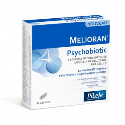 PILEJE MELIORAN PSYCHOBIOTIC GéLULES BOITE DE 30