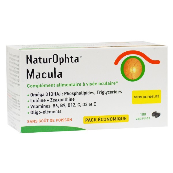 NATUROPHTA MACULA 180 CAPSULES