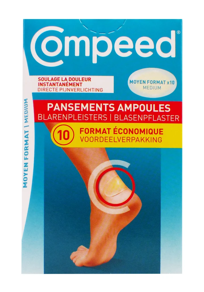 COMPEED AMPOULES MOYEN FORMAT BOITE DE 10 2 compeed 10 pansements medium