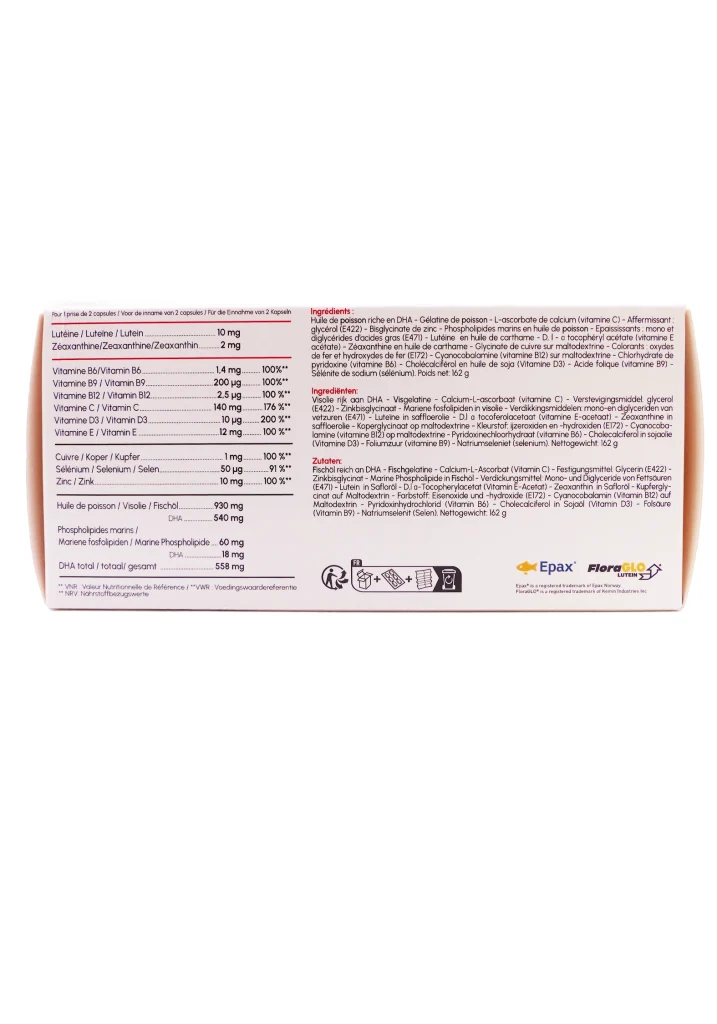 NATUROPHTA MACULA 180 CAPSULES 3 dos macula