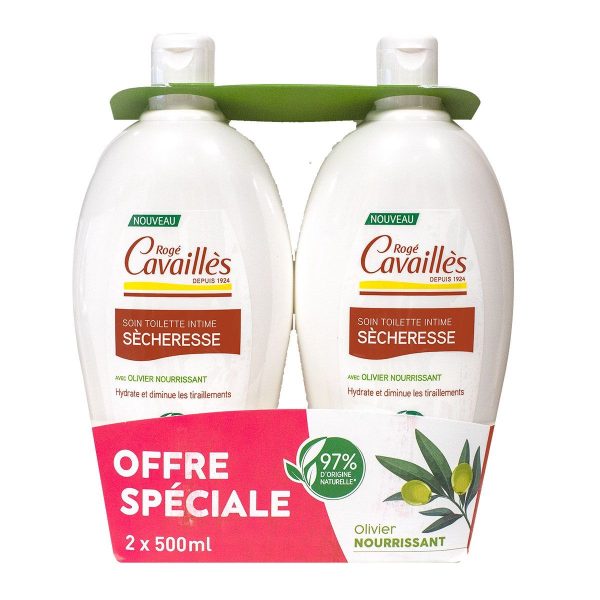 Rogé Cavaillès Soin Toilette Intime Spécial Sécheresse 2X500ML