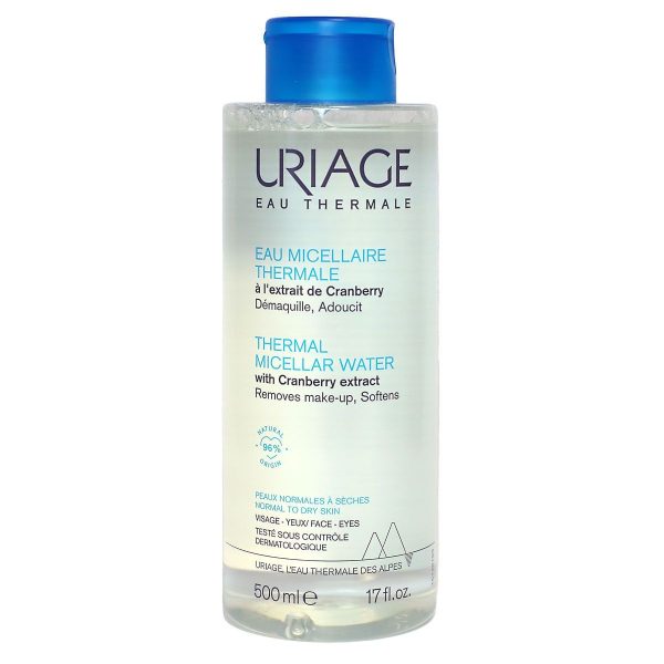 URIAGE EAU MICELLAIRE THERMALE PEAUX NORMALES A SECHES 500ML