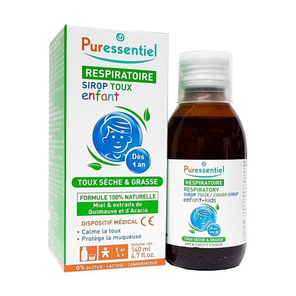 PURESSENTIEL Sirop respiratoire enfant 140 ml