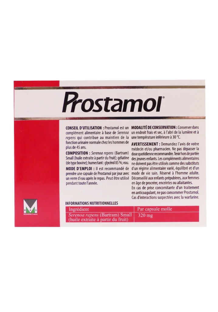 PROSTAMOL 90 CAPSULES 3 dos prostamol