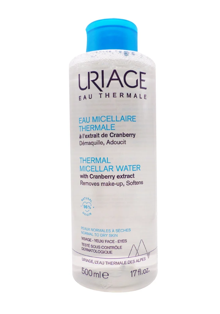 URIAGE EAU MICELLAIRE THERMALE PEAUX NORMALES A SECHES 500ML 2 eau micellaire thermale 500 ml