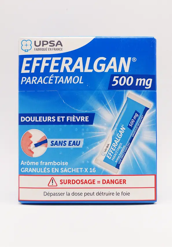 Efferalgan paracétamol 500mg 16 sachets granulés