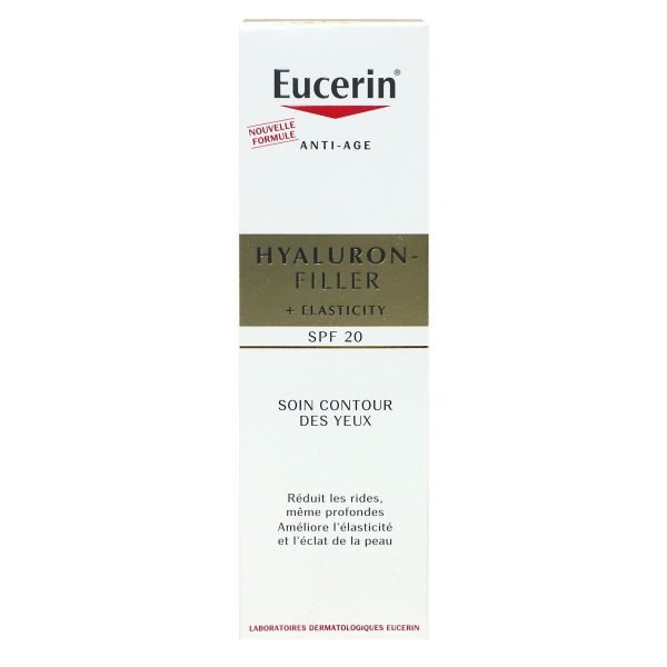 EUCERIN HYALURON-FILLER + ELASTICITY SOIN CONTOUR DES YEUX SPF 20