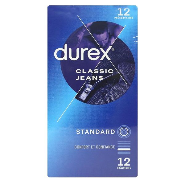 DUREX CLASSIC JEANS PRESERVATIFS 12 UNITES