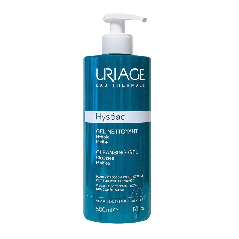 URIAGE HYSEAC GEL NETTOYANT VISAGE ET CORPS 500ML