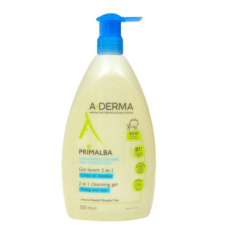 A DERMA PRIMALBA GEL LAVANT 2-EN-1 500ML