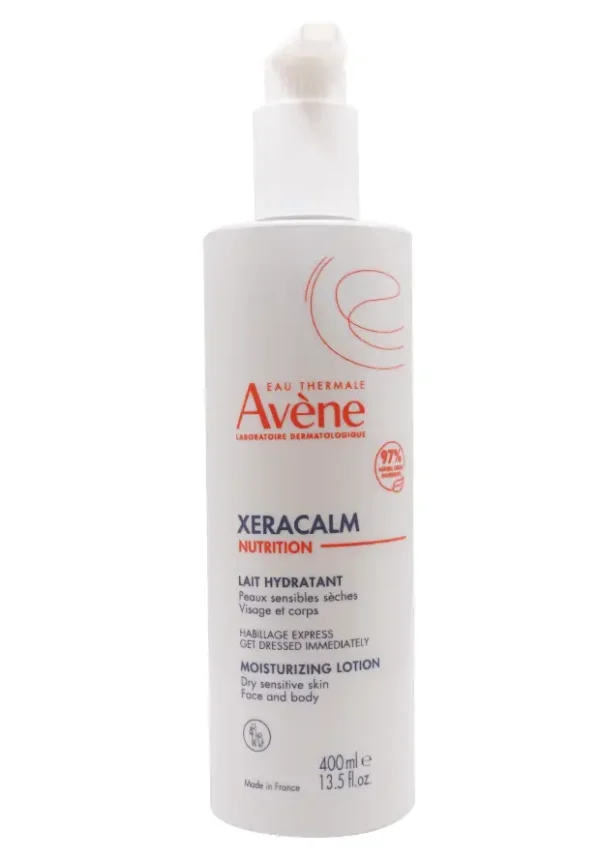 avene xeracalm nutrition lait hydratant visage et corps 400 mL