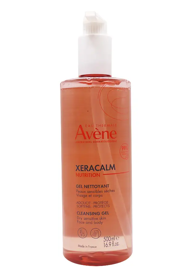 avene xeracalm nutrition gel nettoyant 500 mL