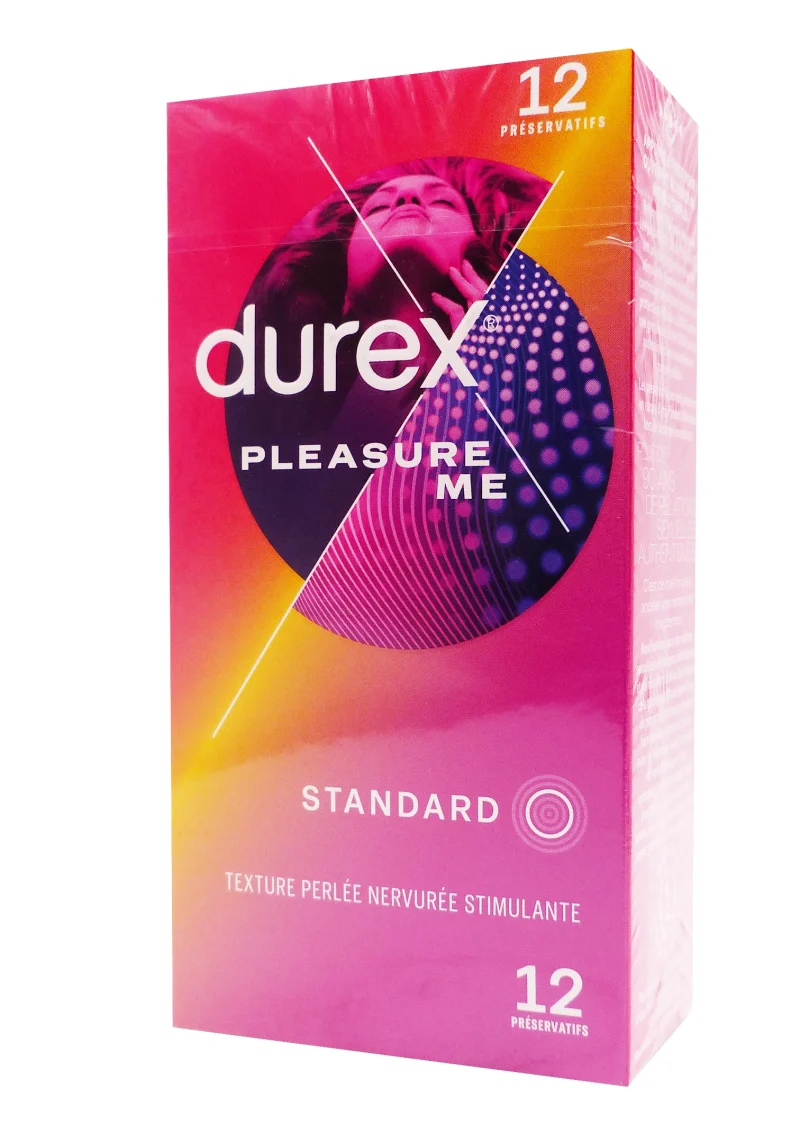 durex pleasure me standard 12 préservatifs