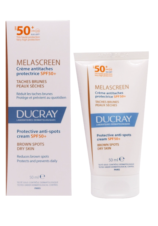 DUCRAY MELASCREEN CREME ANTI-TACHES PROTECTRICE SPF 50+PEAUX SECHES 50 ML 7 melascreen peaux seches