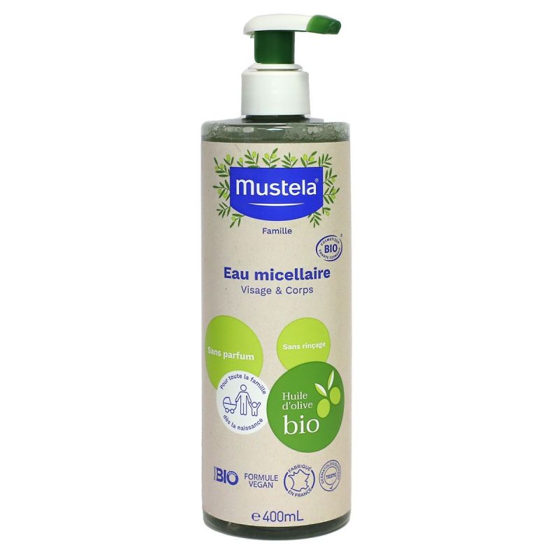 MUSTELA BEBE EAU MICELLAIRE BIO 400ML