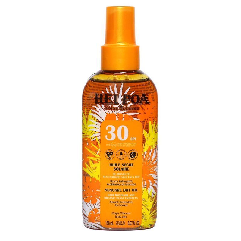 Hei Poa huile sèche solaire SPF 30 150 ML