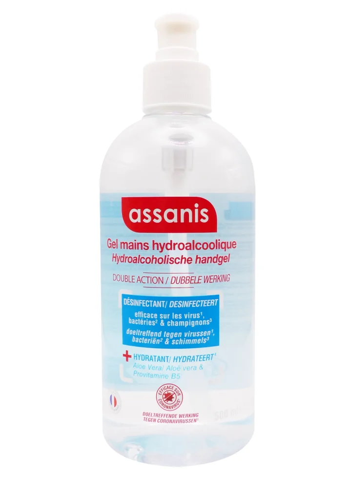 ASSANIS GEL HYDROALCOOLIQUE MAINS 500 ML 2 assanis