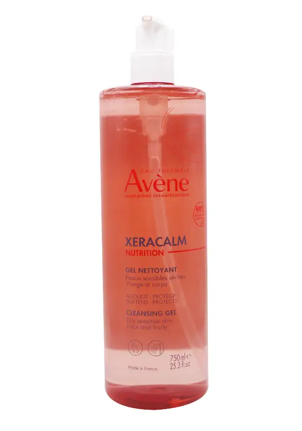 avene xeracalm nutrition gel nettoyant 750 mL