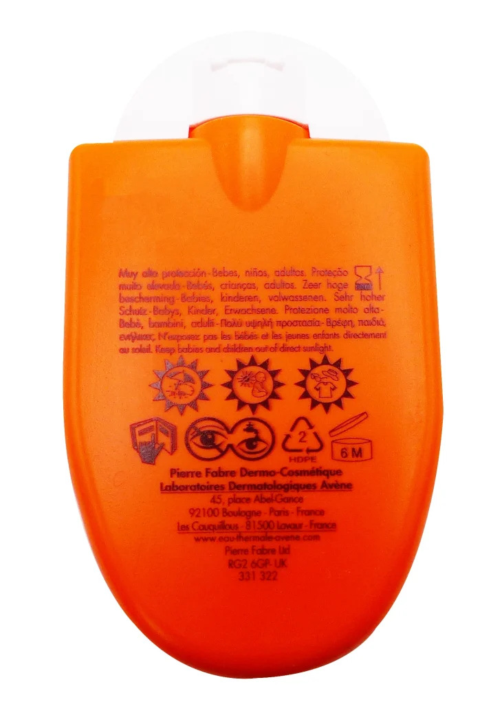 AS REFLEXE SOLAIRE FAMILLE 50, 30ML 5 dos creme solaire