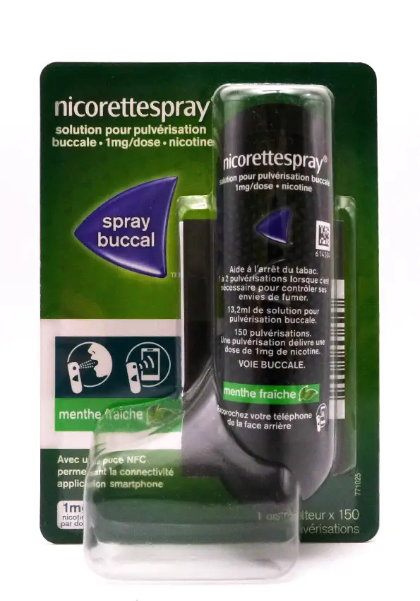 nicorettespray 1mg solution pour pulvérisation buccale