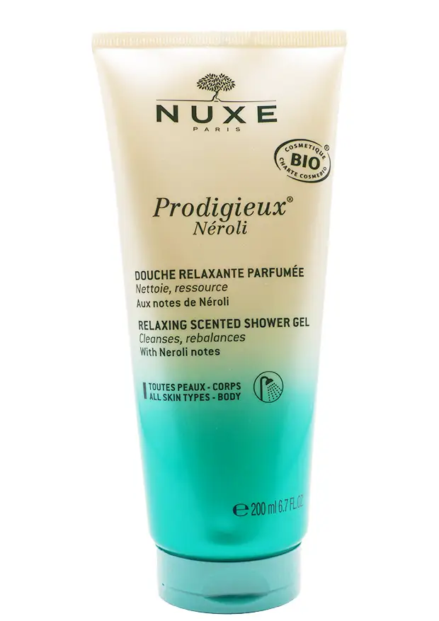 nuxe prodigieux néroli douche relaxante parfumée 200 ml