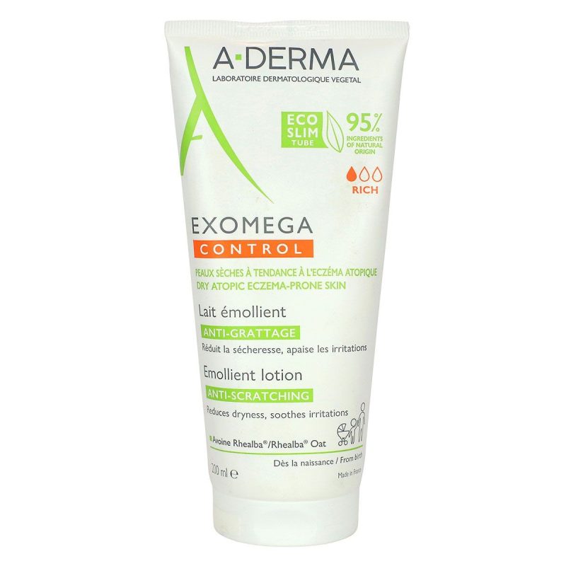 A-DERMA EXOMEGA CONTROL LAIT EMOLLIENT 200ML