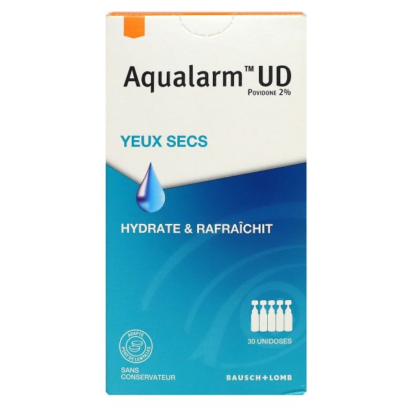 Aqualarm UD solution oculaire yeux secs 30 unidoses