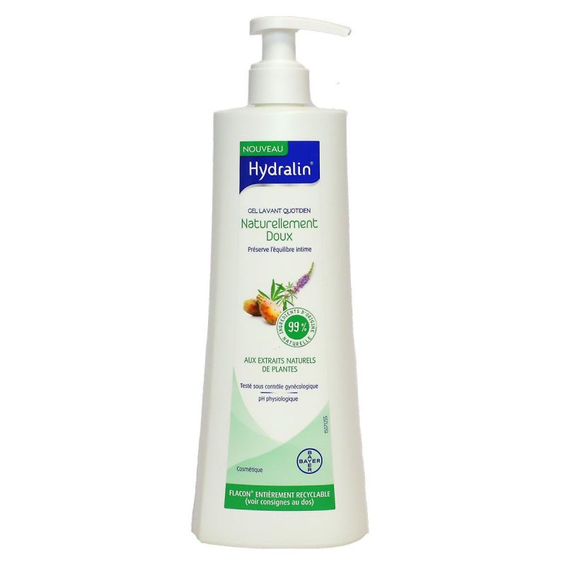 HYDRALIN GEL NATURELLEMENT DOUX FLACON POMPE 400 ML