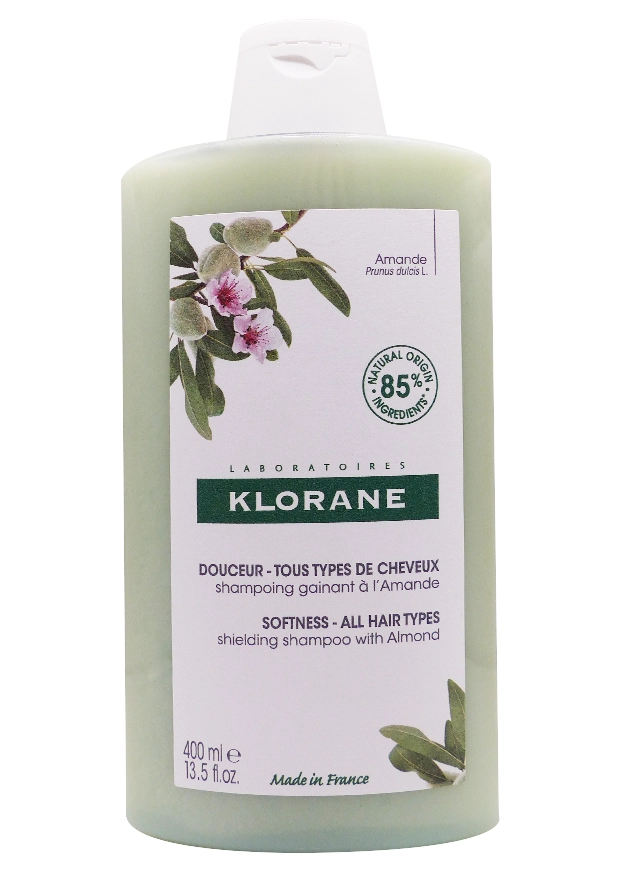 KLORANE SHAMPOING GAINANT A L'AMANDE 400ML 4 klorane shampoing gainant a l'amande 400 ml