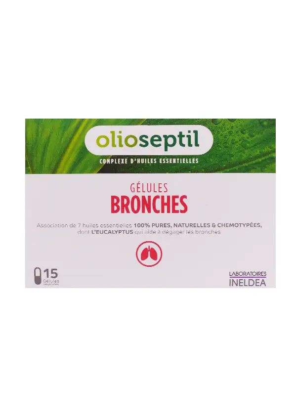 Olioseptil gélules bronches 15 gélules Ineldea